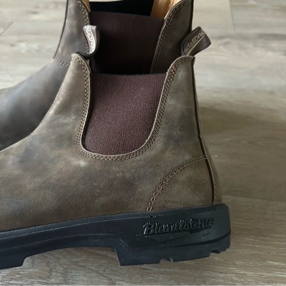 Blundstone Chelsea Boots Men’s Classics #585 Rustic Brown Sz 12 - Picture 8 of 13